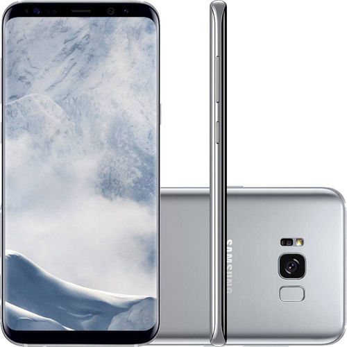 Celular Smartphone Samsung Galaxy S8 Plus G955f 64gb Prata Claro - Dual Chip
