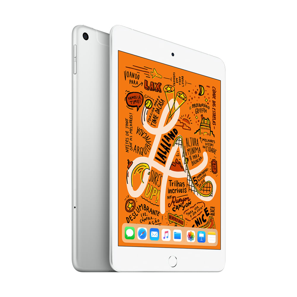 iPad Mini Apple 4G 256GB Prata 7,9