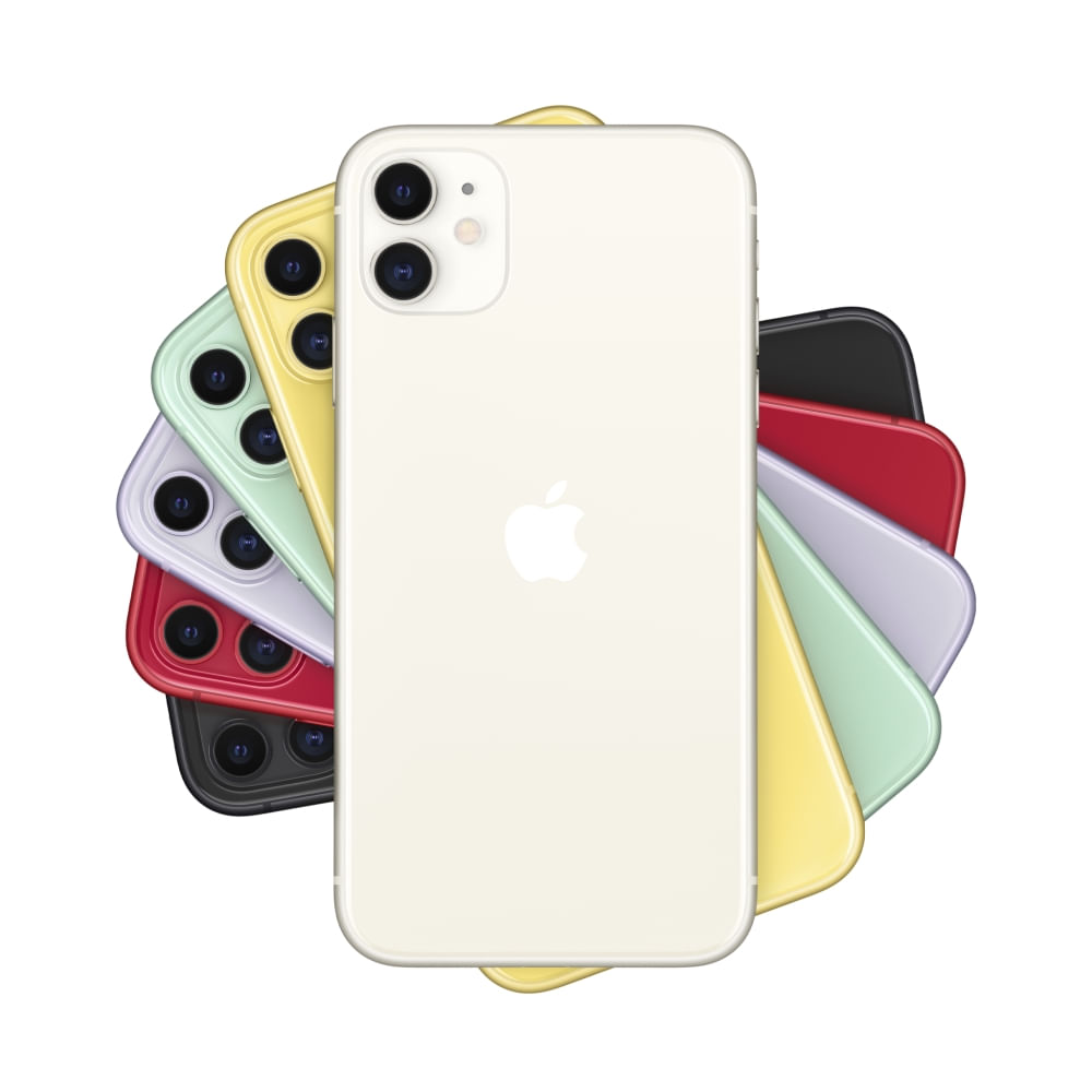 iPhone 11 Apple 64GB Branco, Tela de 6,1”, Câmera Dupla de 12MP, iOS - 1