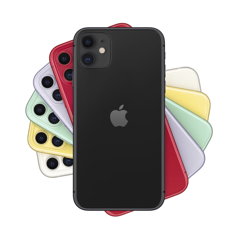 iPhone 11 Apple 64GB Preto 4G Tela 6,1" Retina - Câmera Dupla 12MP + Selfie 12MP iOS 13 - 1