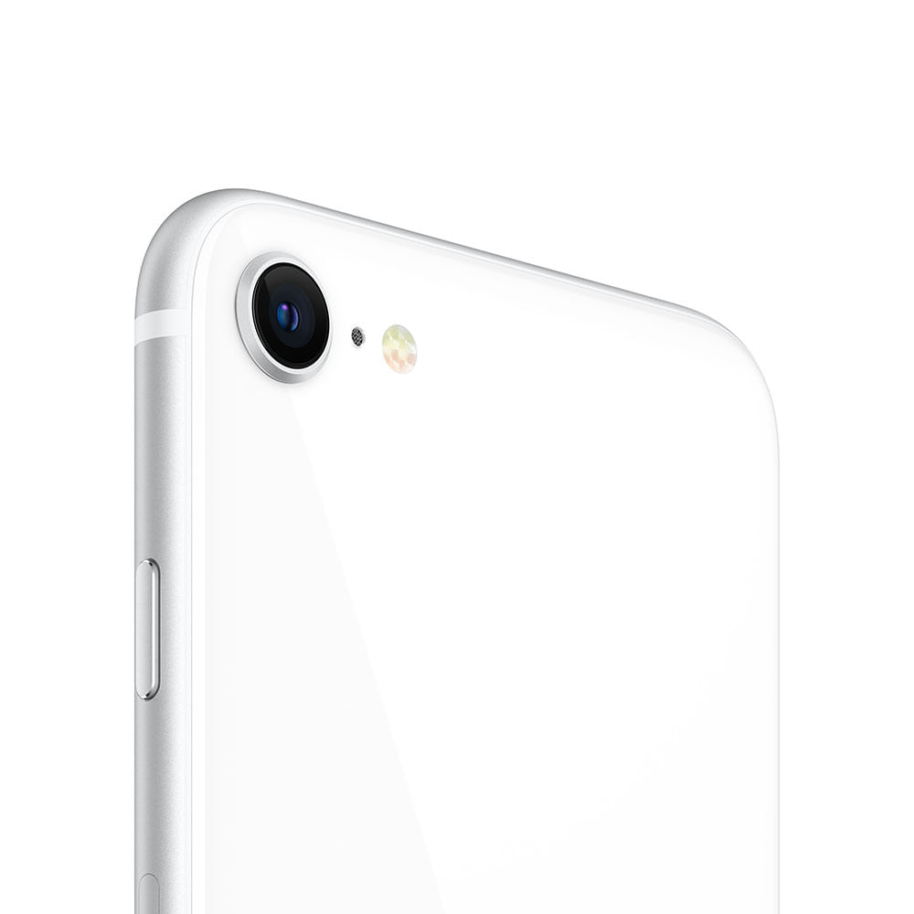 iPhone SE Apple 128GB, Tela 4,7”, iOS 13, Sensor de Impressão Digital, Câmera iSight 12MP, Wi-Fi, 4G, GPS, Bluetooth e NFC – Branco - 1