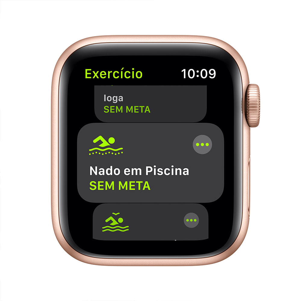 Apple Watch SE 40mm GPS - Caixa dourada e pulseira esportiva areia-rosa - 2