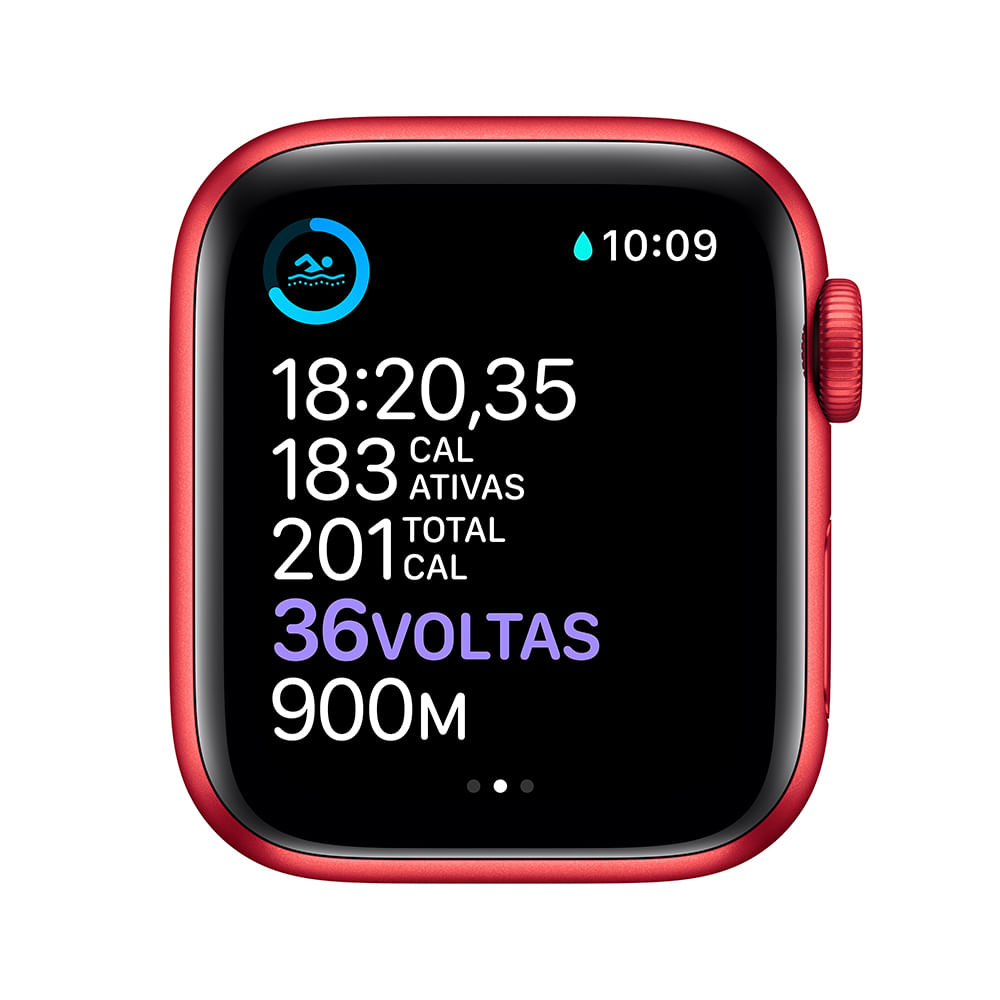 Apple Watch Series 6 (GPS) 40mm caixa (PRODUCT)RED de alumínio com pulseira esportiva - 3