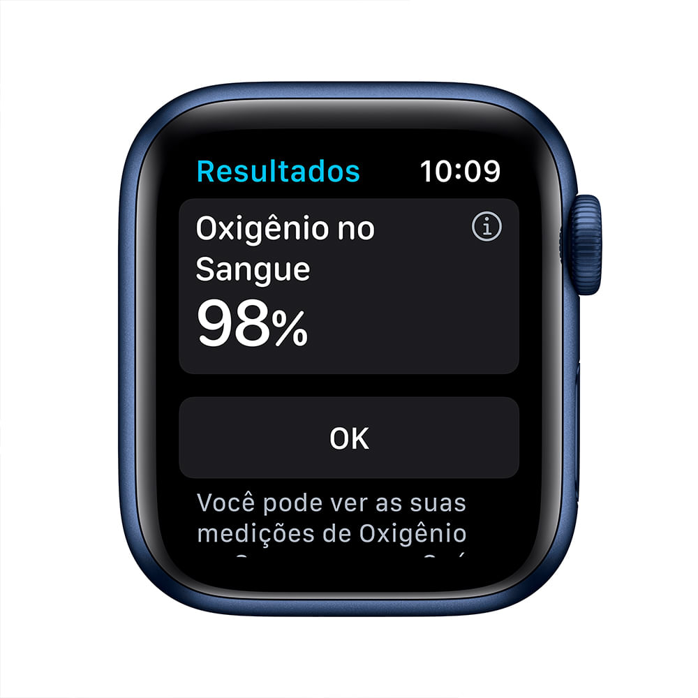 Apple Watch Series 6 (GPS) 40mm caixa azul de alumínio com pulseira esportiva marinho-escuro - 2