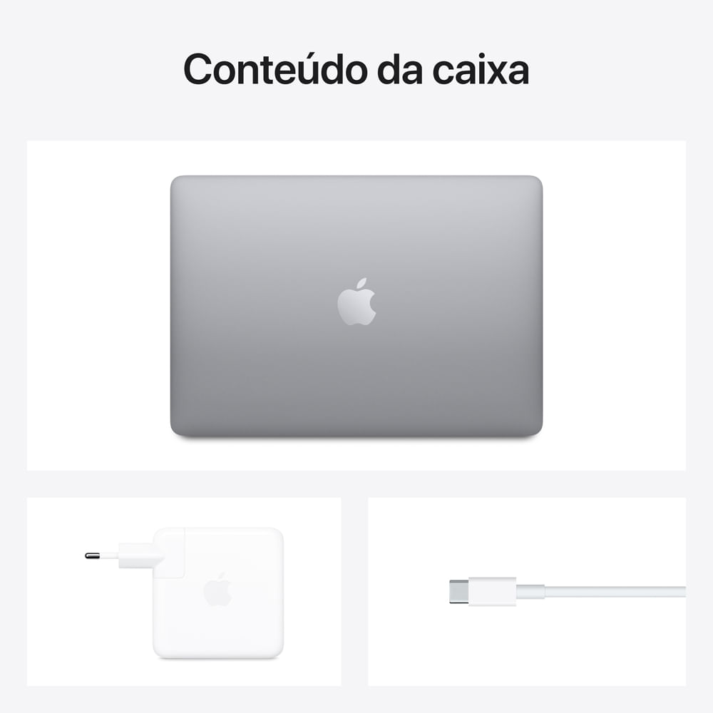 MacBook Air Cinza-espacial com 256GB e M1 da Apple - 6