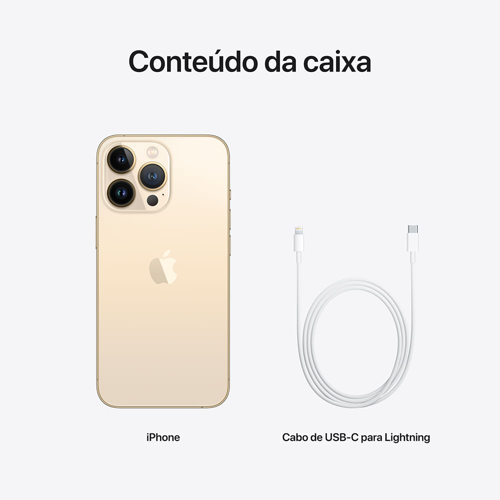 Apple iPhone 13 Pro (128GB) - Dourado - 8